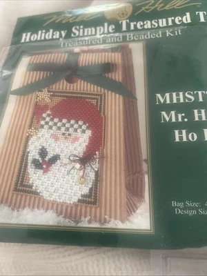 Mill Hill Holiday Mr. Holly Ho Ho Santa Ho Bolso de vacaciones Kit de cuentas MHSTT87 Foto 1 de 2