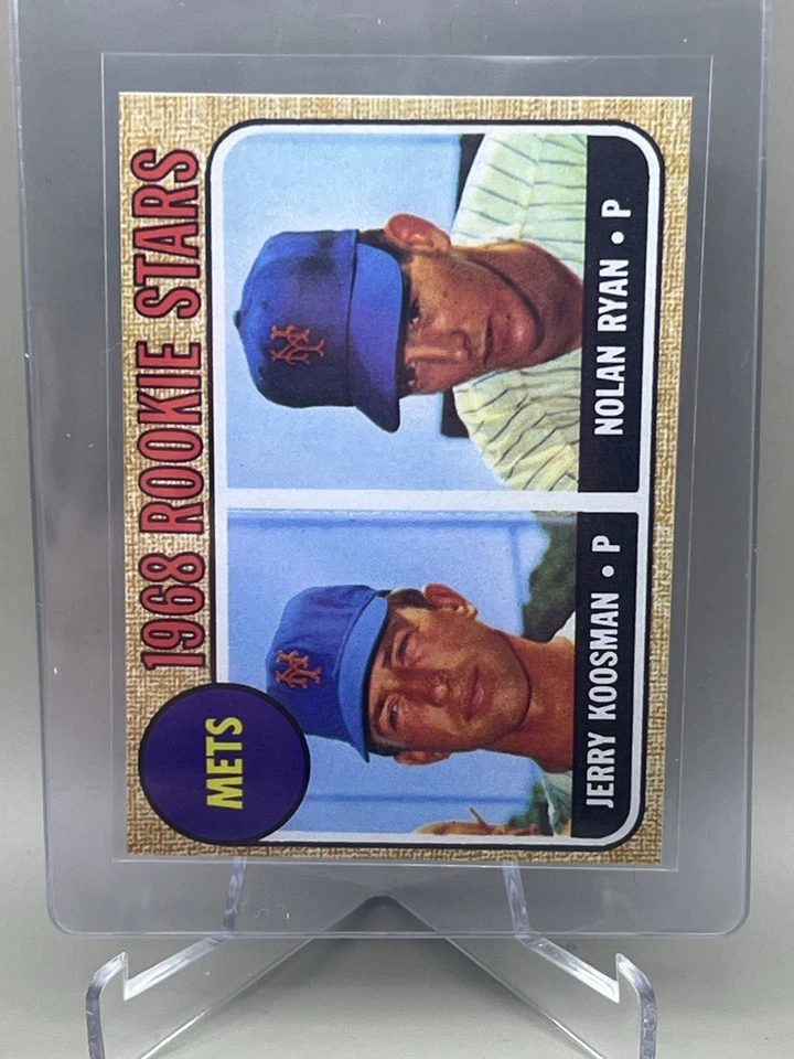 Tarjeta de novedad 1968 Topps Rookie Stars #177 Nolan Ryan, Jerry Koosman (RC) ¡¡Nm+!!️🔥 Foto 1 de 2