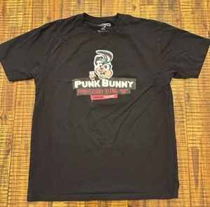 7 Eleven Punk Bunny Maglietta Misto Anniversario Giorno Verde Nera Large - Foto 1 di 10