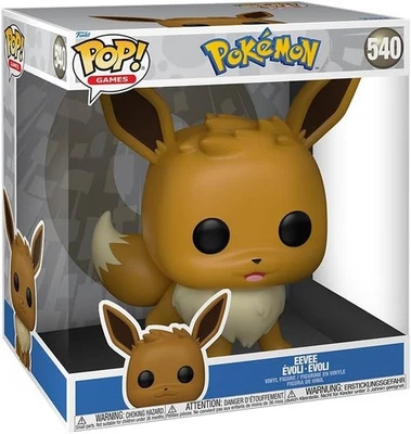 Funko Pop Juegos Pokemon Jumbo 10" Eevee Nuevo En Caja Foto 1 de 4