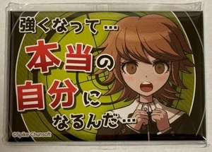 Anime japonés Danganronpa cita lata insignia Chihiro Fujisak - Imagen 1 de 1