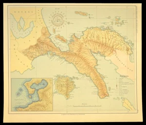 Southern Luzon Map of Clabarzon Region Philippines Quezon Province Tayasbas Daet - Picture 1 of 9