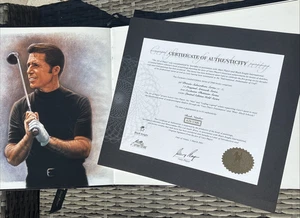 Gary Player Signed 2001 Ltd Ed Gold 429/1500 'The Art Of Player' Golf Book Auto - Picture 1 of 22