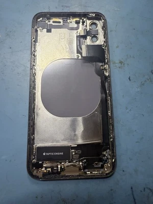 Marco de repuesto de carcasa trasera dorado para Apple iPhone XS - LEER Foto 1 de 4