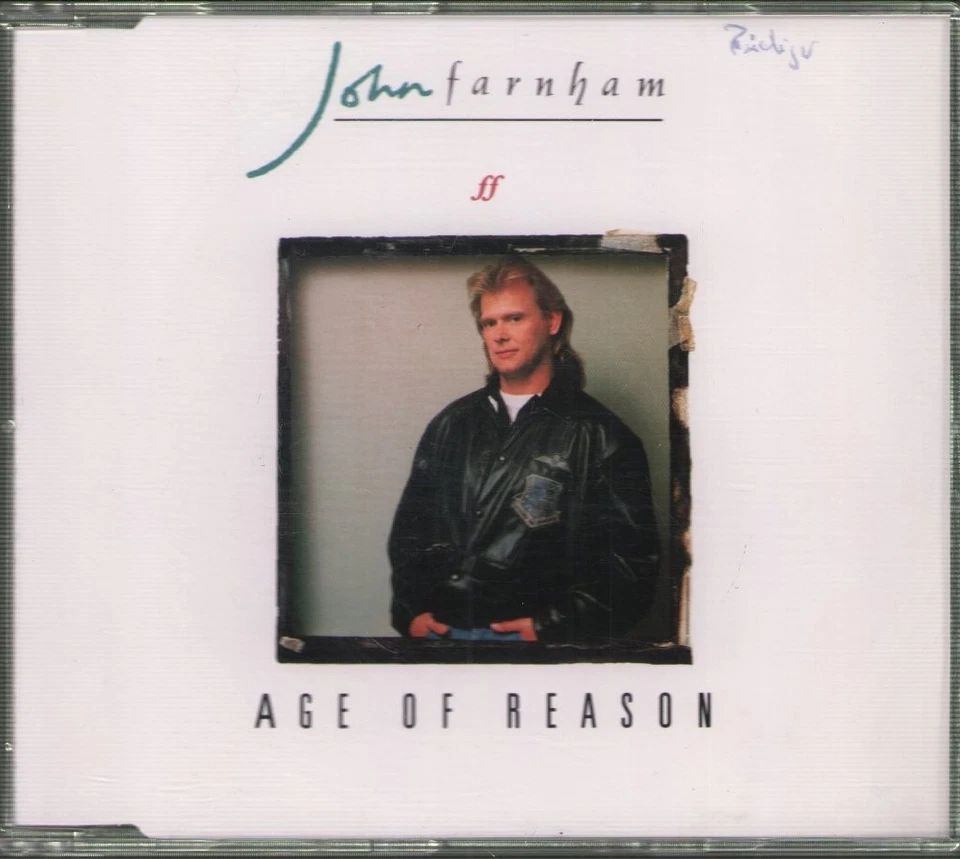 John Farnham Age of Reason CD Germany Rca 1988 CD. name written in biro ink on - Bild 1 von 1