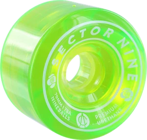 SECTOR 9 NINEBALLS 70mm 78a GREEN WHEELS SET - Picture 1 of 1