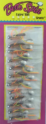 Betts 021GRRL-44N 1" 1/32 OZ Escarabajo Giro con Pierna o Cangrejo Glit Tarjeta de 12 Foto 1 de 2