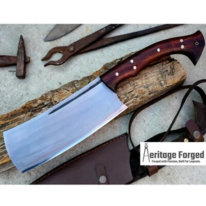 Large Chopper-Hunting knife-cleaver-forged-combat knife-Handforged large chopper - Picture 1 of 8