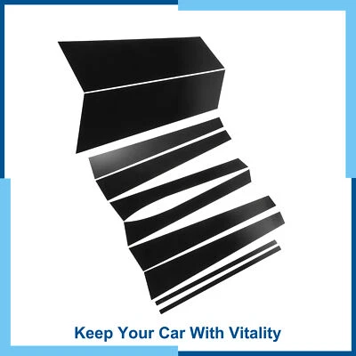 Pack (10) Door Cover Panel Trim Pillar Posts Stickers for Buick Enclave 07-14 - Image 1 of 4