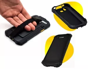 Zebra TC21 & TC26 Rugged Bumper Case With Hand Strap - Black - Picture 1 of 6