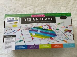 Brand New Crayola STEAM Design A Game creatED Grades 4-5