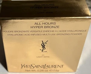Yves Saint Laurent All Hours Hyper Glow Bronzer 01 Light Sepia 0.26 oz / 7.5 G - Bild 1 von 4