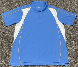 Under Armour Mens Large UCLA Colors Polo Shirt Short Sleeve Blue White Orange - Picture 1 of 3
