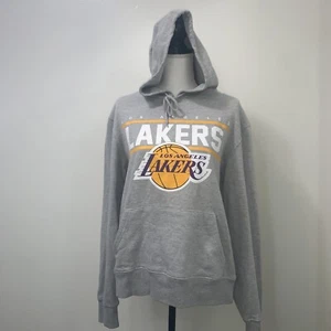 Los Angeles Lakers. Felpa con cappuccio Center Swoosh Team Sport Y2K Medium grigia - Foto 1 di 8