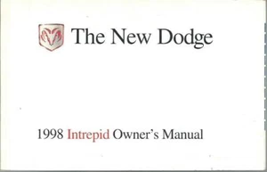 CHRYSLER The New Dodge INTREPID Betriebsanleitung 1998 Owner´s Manual Handbok BA - Picture 1 of 1
