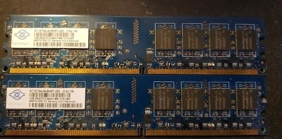 PC2-6400 2 GB UDIMM 800 MHz PC2-6400 DDR2 Nanya Memory - Image 1 of 2