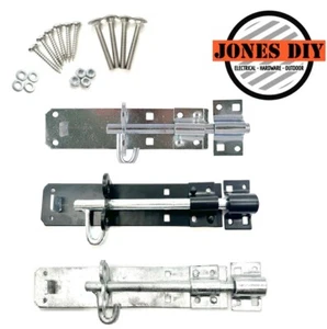 BRENTON PAD PERNOS PADBOLTS PADLOCK PUERTA COBERTIZO - NEGRO - GALVANIZADO SUMERGIDO EN CALIENTE-ZINC - Imagen 1 de 10