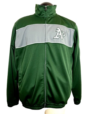 Oakland Athletics A's Jacket GIII Sports by Carl Banks Full Zip Men's Size L - Image 1 of 4