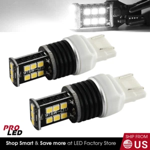 7443 / 7440 LED Blanco Freno Inverso Cola Parada Estacionamiento Alta Potencia 40W Bombillas - Imagen 1 de 3