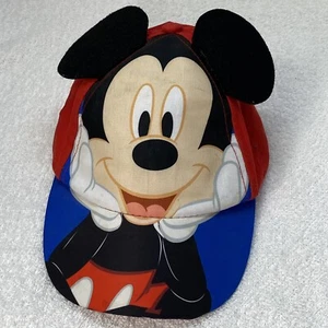 Disney Mickey Mouse Baseball Cap with 3D Mickey Ears Toddler #Gmisc - Picture 1 of 6