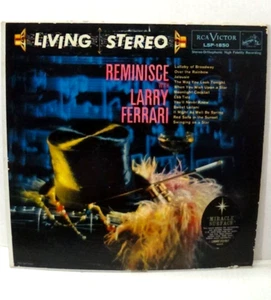 Larry Ferrari Reminisce With 12" Vinyl Record Album LP 1958 RCA Victor Jazz - Picture 1 of 2