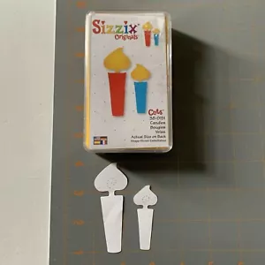 Velas originales Sizzix Provo Craft Scrapbooking troquel #38-0151 - Imagen 1 de 2
