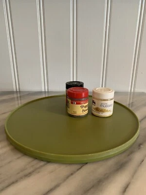Rubbermaid Lazy Susan Avocado GREEN 10.5" MCM Spices Condiments Spins LIP - Image 1 of 4