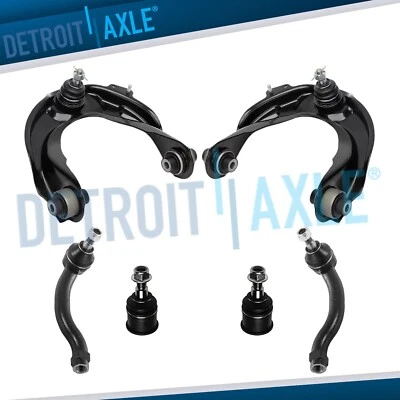 Braços de controle superiores dianteiros articulações esféricas inferiores hastes de amarração externas para 2004-2008 Acura TL - Imagem 1 de 4