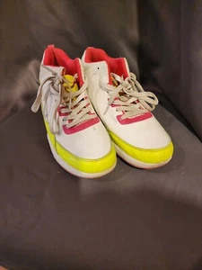 And1 Mädchen High Tops Fierce Weiß Neon Größe 6 - Bild 1 von 9