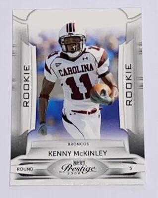 Kenny McKinley 2009 Playoff Prestige #162 Denver Broncos RC Football Card - Image 1 of 2