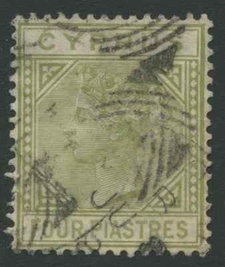 Zypern SG20a 1883 4pi gebraucht - Bild 1 von 1