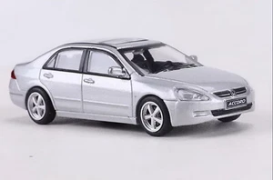 DCT 1/64 Scale Honda Accord 7th Generation 2005 Silver Diecast Car Model Toy - Picture 1 of 6