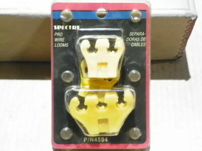 Spectre 4594 Yellow Pro Wire Looms 7 & 8 mm Spark Plug Wire Set of 6 - Image 1 of 2