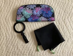 Brand New~Shanghai Tang~Clutch~100% Silk~Purse~Zipper~Ring~Knot~Tassel~Dust Bag - Picture 1 of 11
