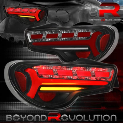 For 2013-2020 BRZ FR-S 86 JDM LED Black Tail Light Brake Lamps Assembly Red Tube - Image 1 of 4