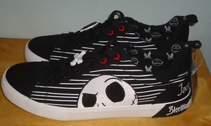 Nightmare Before Christmas Jack Skellington Low Top Sneakers Men's Size 11.5 NWT - Picture 1 of 6