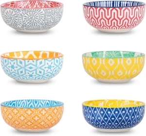 Ceramic Dipping Bowls Small Dip Bowl 3 Inch Soy Sauce Dish Set, 2.7 Oz Mini Bowl - Picture 1 of 12