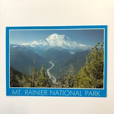 Mt Ranier National Park Near Olympia Washington Chrome 6x4 Postcard 1991