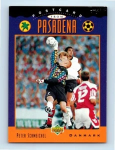 Tarjeta de fútbol Peter Schmeichel 1994 Upper Deck Copa Mundial Inglés/Alemán #UD3 - Imagen 1 de 2