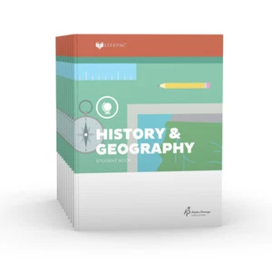 LIFEPAC 4th Grade History & Geography Set of 10 WORKTEXTS ONLY (NO Teacher Guide - Imagen 1 de 1