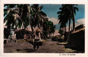 CPA AK Le retour du marche Vietnam Indochina (1346586) - Imagen 1 de 2