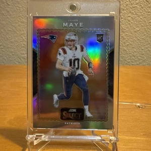 2024 Select Drake Maye Rookie Silver Prizm Score Patriots  - Imagen 1 de 3