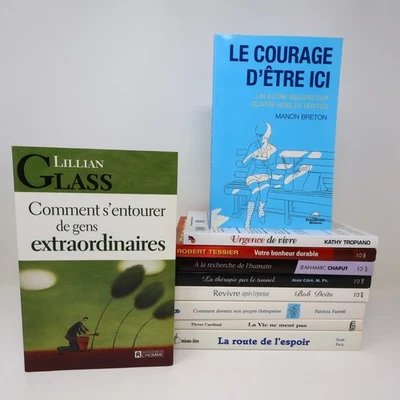 Développement Персонал Santé Mentale Психология Лот 10 Livres Français Французский - Изображение 1 из 4