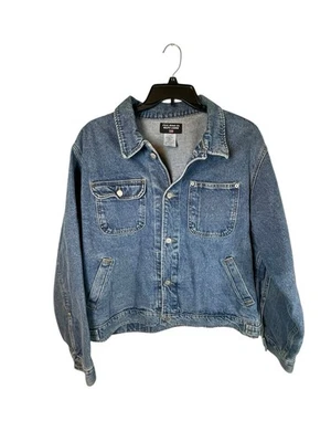 Polo Ralph Lauren джинсовой ткани водитель грузовика куртка XL сделано в США классический крой 90-х винтажный - Изображение 1 из 4