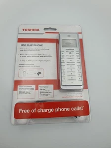 Toshiba USB VoIP Telefon PX1214E-2UPH Voice over Internet silberfarben ungetestet - Bild 1 von 3