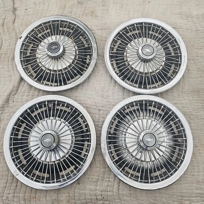 Chevrolet-Camaro-Chevelle 1967-1970 juego de radios de cable con tapacubos de 14" Foto 1 de 4