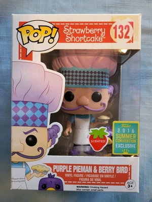 Funko Pop! Strawberry Shortcake Purple Pieman & Berry Bird #132 Summer Conv 2016 - image 1 of 4