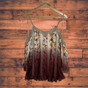 Blusa Gimmicks by BKE Hombro Frío Floral Ombre Mediana - Imagen 1 de 8