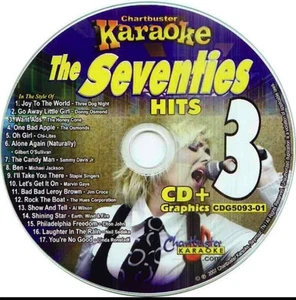 SEVENTIES HITS KARAOKE CDG DISC CHARTBUSTER MUSIC CD 5093-01 1970s soft rock - Imagen 1 de 1