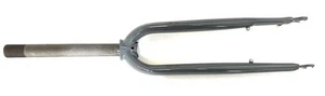 Raleigh 1 1/8" 26" Threaded Steel Bike Fork 100mm QR Disc Axle-Crown 410mm NEW - Picture 1 of 8
